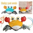 thumbnail image 1 of Infrared Induction Crab Crawling Toy with with Music Light Effect USB Rechargeable Crab Toy with Sensor Obstacle Avoidance Function Electric Crab Moving Toy for Boys Girls Ages 18 Months+, 1 of 8