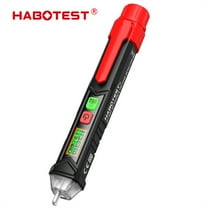 HABOTEST HT100P Non-Contact Voltage Pen Tester,AC Detector 12~1000V,Flashlight LCD Display Voltage Tester