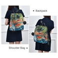 thumbnail image 4 of FORMRS Women's Travel Backpack Purse Anti-Theft Hidden Pockets Casual Shoulder Bag, Art Goldfish Bowl, 4 of 7