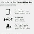 thumbnail image 6 of Intex Dura Beam Deluxe Pillow Raised Air Bed w/ Built In Pump, Twin, 2 Pack, 6 of 13