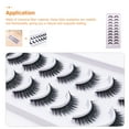 thumbnail image 4 of LOLIPPYY 10 Pairs Black Lashes, Ideal for Party Looks and Photography Sessions, 4 of 7