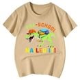 thumbnail image 4 of ibiyuan Shirt for Toddler Boys Kids Dinosaurs T-Shirt Short Sleeve Car Tractor Truck Excavator Clothes, 4 of 4