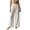 White, variant on Womens Wide Leg Pants Effortless Drape Trousers with Soft and Relaxed Waist Elegant Loose Elastic Waist Pants for Women White,S