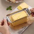 thumbnail image 2 of Stainless Steels Cheese Cutter with Ergonomic Handle Butter Slicer Tool for Home Cook and Professional Kitchen Use, 2 of 9