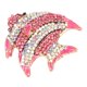 thumbnail image 5 of Broche para mujer, broche brillante para mujer, broche de aleación con diamantes de imitación, broche de pez brillante, características mejoradas, 5 of 8