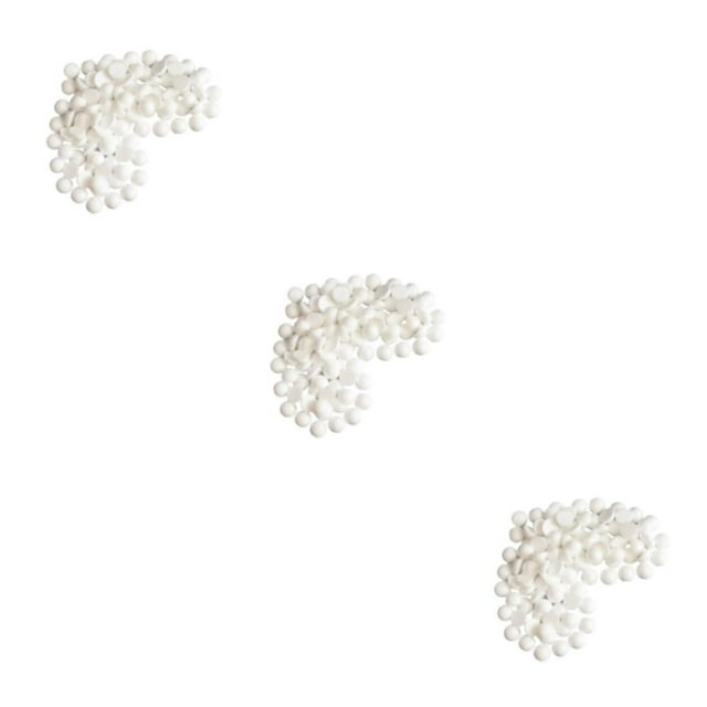 Wweixi 1/2/3/5 100 Pieces Half Round Solid Polystyrene Balls Foam for Christmas Craft 30mm Type1 3PCS