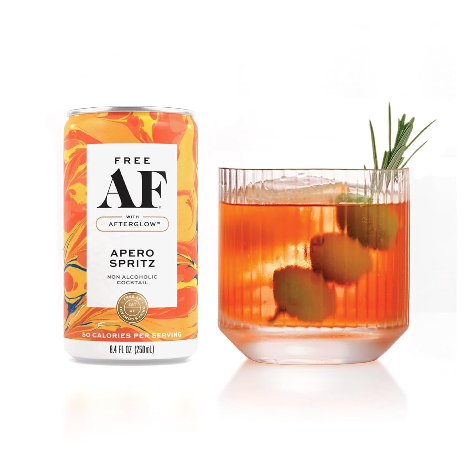 (Pack Of 6) Free Af Non-Alcoholic Mocktail Variety 4 Pack 33.6 Fo