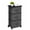 Grey/16.73 x 11.81 x 30.08 inch, variant on Alvantor Fabric Dresser 3 Drawer Storage Chest, Rolling Storage Tower, Vertical Storage Unit for Bedroom, Closet, Office
