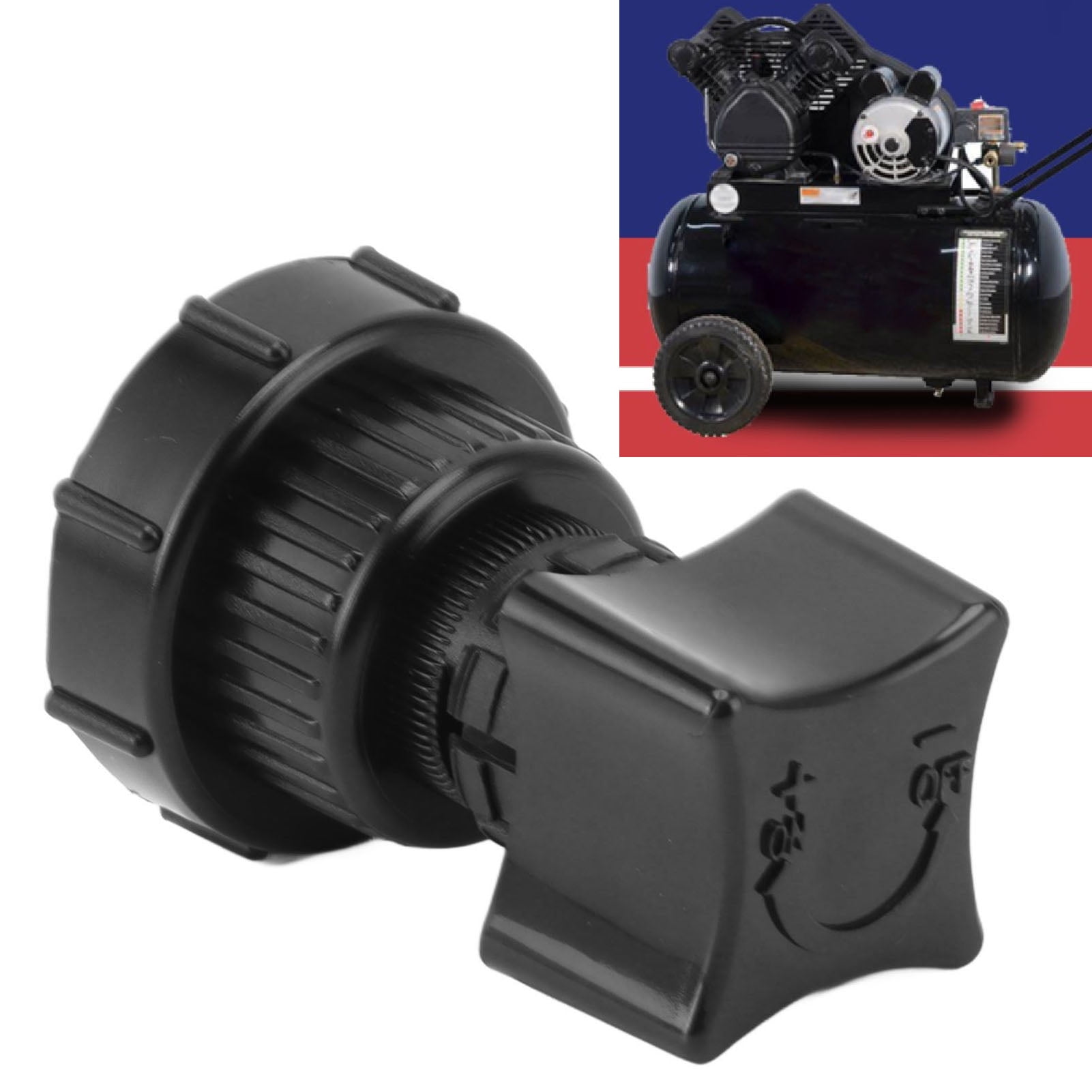 Plastic Air Compressor Regulator Valve Knob, Air Compressor Regulator