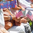 thumbnail image 4 of 12 UNIDS Pulsera de la Bandera Americana Pulseras Elásticas de Silicona Pulseras Patrióticas del Día de la Independencia Regalo de la Joyería de la Bandera Americana MFZFUKR BST3069283-1, 4 of 7