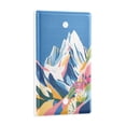 thumbnail image 2 of Yayeee Blank Wall Plate Cover 1-Gang 4.5"x2.7" Home Unused Decorative Outlet, Abstract Snow Mountain, 2 of 7
