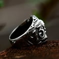 thumbnail image 5 of ZMY Home Stainless Steel Skull Ring with Lucky Number 13 Perfect for Bikers Party Jewelry (9), 5 of 6