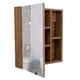 thumbnail image 2 of Gabinete de Baño Labell, Miel, con Puerta Espejo y Entrepaños, 2 of 6