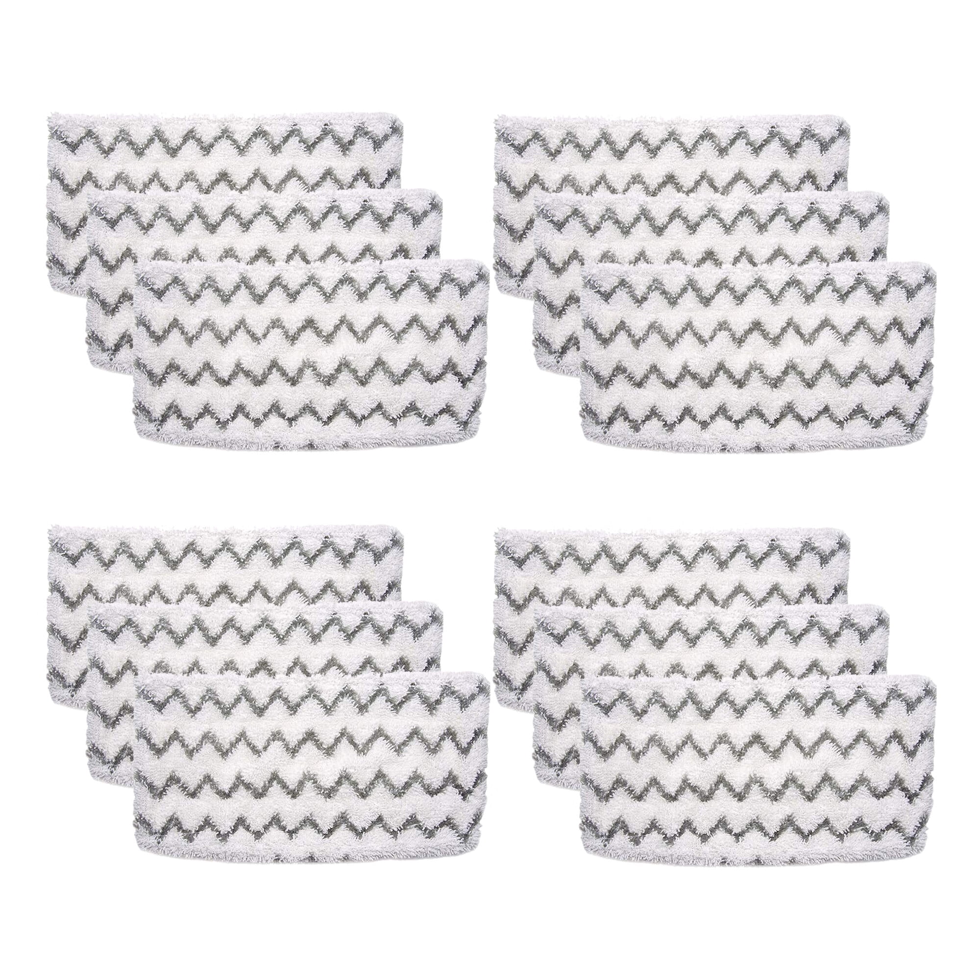 6er-Set Ersatz-Pads Für Shark Dampfreiniger S1000 Serie – Waschbar, Mikrofaser, Mit Scheuerstreifen Für Hartnäckige Flecken