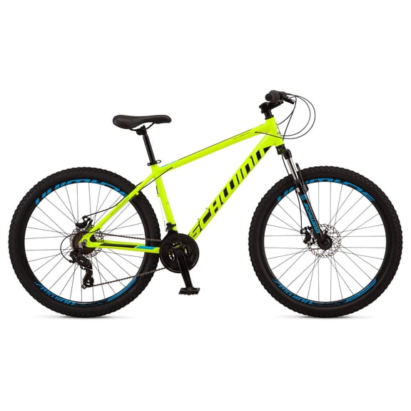 Schwinn High Timber ALX Mountain Bike, 27.5-Inch Wheel, 21 Speeds, Yellow