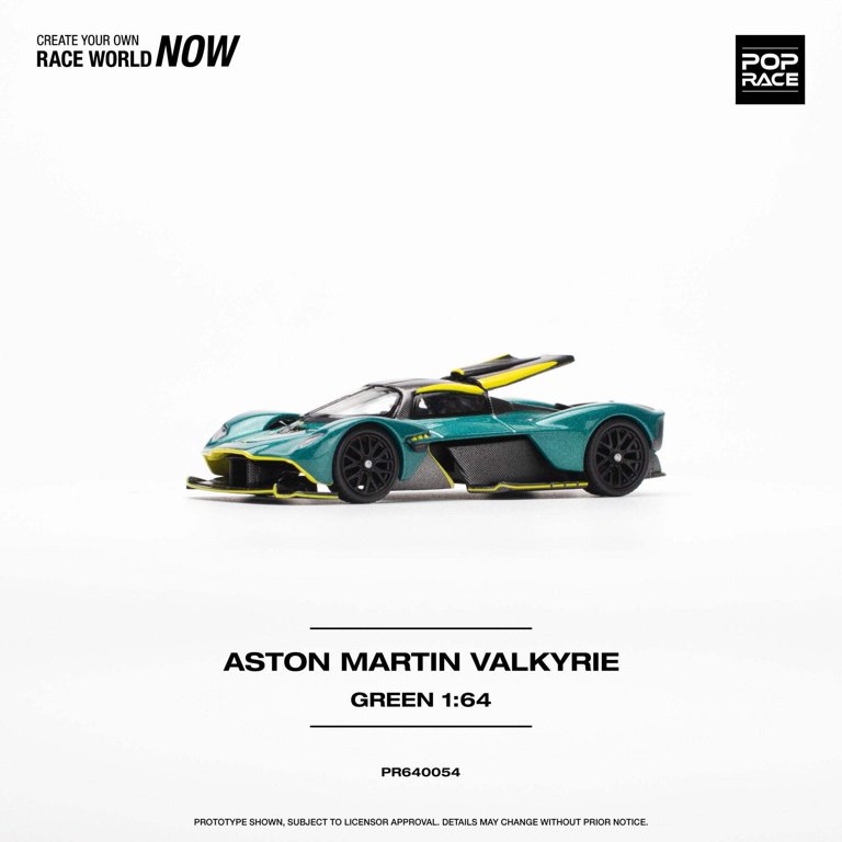 【新品】Aston Martin Vulcan 1/64ミニカー　グリーン 新品】Aston Martin Vulcan 1/64ミニカー グリーン