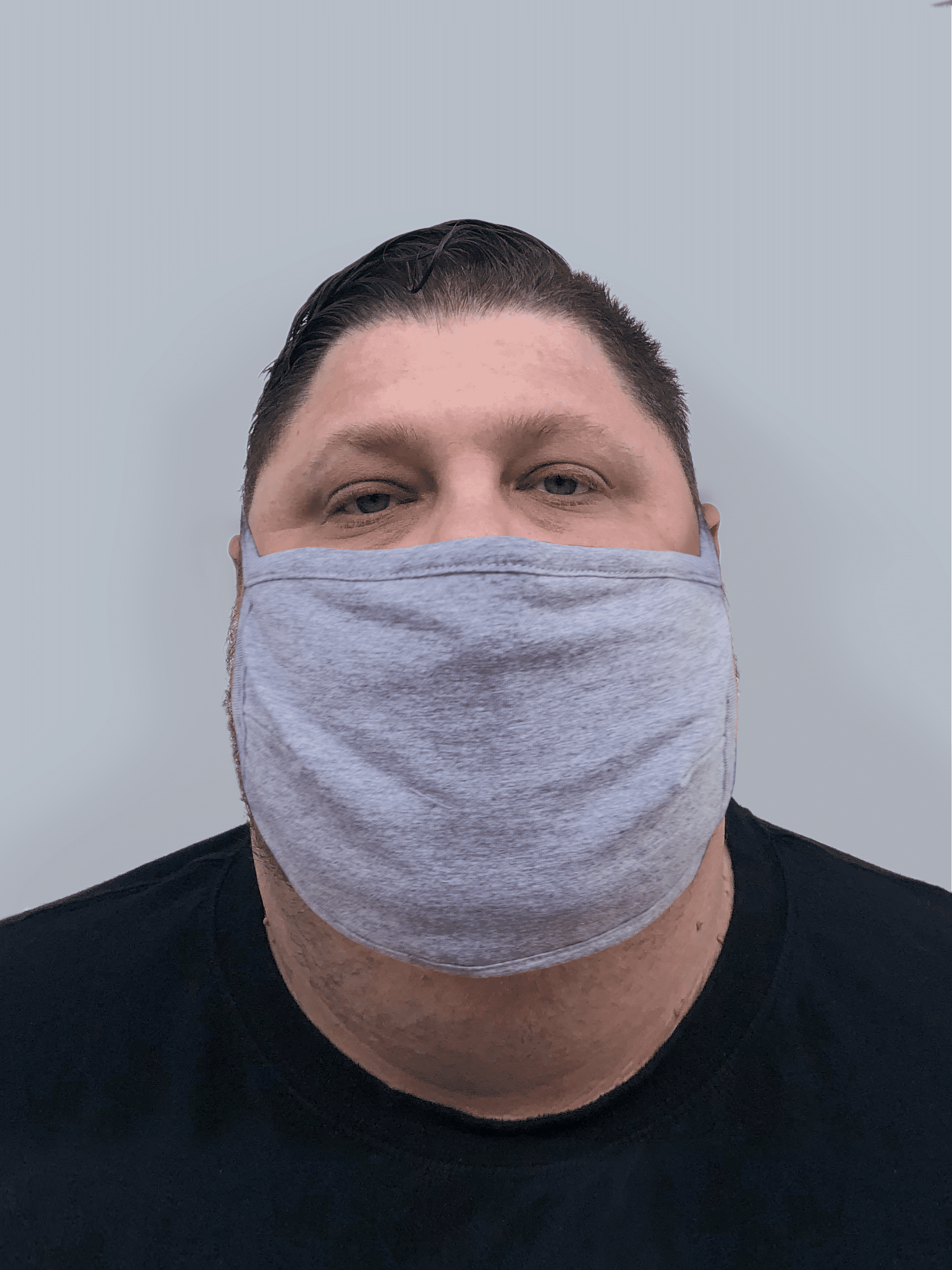 Mens Extra Large Face Mask 3Layer Light Weight Cotton Washable