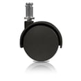 thumbnail image 2 of Slipstick CB682 2 Inch Replacement Office Chair Wheels (Set of 5 Casters) Universal Standard Size Stem 7/16 Inch x 7/8 Inch - Black Plastic, 2 of 4
