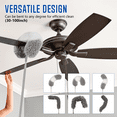 thumbnail image 3 of SUGARDAY Microfiber Feather Duster for Cleaning Fan High Ceiling Duster with Extension Pole 100-inch 7PCS, 3 of 7