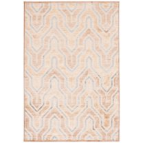 SAFAVIEH Paradise Edwyna Geometric Tessellation Area Rug, Taupe/Multi, 5'3" x 7'6"