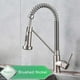 thumbnail image 1 of Grifo de cocina negro mate Rozin, grifo mezclador montado en cubierta, boquilla rociadora de flujo de rotación de 360 grados, fregadero de cocina, grifos fríos y calientes Tan Jianjun unisex, 1 of 2