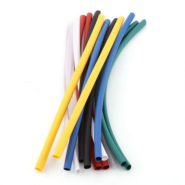 70 TUBOS Termorretrálidos para envolver Cables de poliolefina que se encogen rápidamento, aislamiento ignífugo de 1,0 mm y 5,0 mm de diámetro para automóviles, Furgonetas y