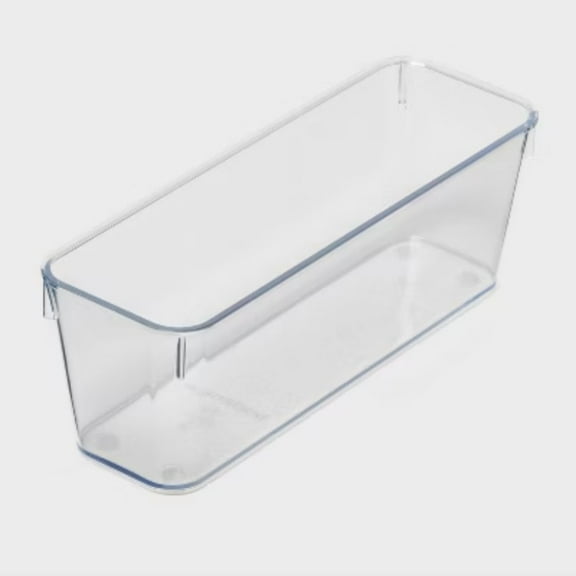 3"x9" Drawer Flatware Organizer - Clear PETG In-Drawer Silverware Tray, Contemporary Style