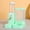 A001- Green, variant on 1PC Hamster Water & Food Dispenser, 2-in-1 Automatic Feeder with Roller Water Bottle, For Hamsters, Gerbils, Chinchillas, Gray