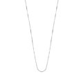thumbnail image 3 of Stylishly Sleek 0.5 mm Box Chain 20 Inch Sterling Silver Necklace, 3 of 4