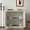 White OAK MDF2, variant on XIZE Sideboard Cabinet with 2 Mirrored Doors, Adjustable Shelf, Metal Handles, and Black Wood-Grain Finish