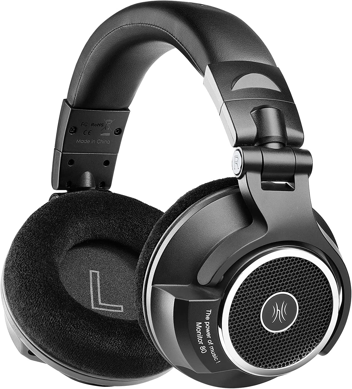 FSXUOLIPI Monitor 80 Open Back Headphones Studio Headphones for Mixing Mastering Editing 250 Ohm Velour Earmuffs Sound Isolation Wired Over Ear Headphones for in Bangladesh at BDT 38718 Rating 5