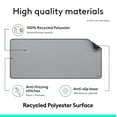 thumbnail image 4 of Logitech Desk Mat - Studio Series, Multifunctional Large Desk Pad, Extended Mouse Mat, Mid Gray, 4 of 8