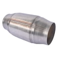 thumbnail image 6 of GELUOXI High Flow Universal Round Spun Catalytic Converter for In/Outlet Dia 3" Length 9" Silver 1Pc, 6 of 10