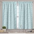 thumbnail image 2 of Ambesonne Aqua Valance & Curtain, Antique Victorian Style, 55"x36", Seafoam and White, 2 of 6