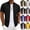 #03 Black, variant on Men's Lightweight Athletic Jackets Short Sleeve Zip Up Stand Collar Baseball Varsity Coat Sporty Outerwear for Gym Casual Daily Wear,L,Yellow