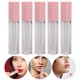 thumbnail image 2 of Tubo cuadrado de brillo labial, 5 unidades, vacío, rellenable, para maquillaje casero, botella portátil de 7 ml, para aceite labial, para viaje, cosmético transparente, 2 of 8