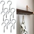 thumbnail image 4 of Miangastore 100pcs Ceiling Hooks Screw-In Hooks Carbon Steel Cup Hanger Hooks for Home, 4 of 9