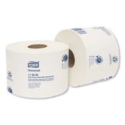 Tork 112990 Universal Bath Tissue Roll with OptiCore, 1-Ply, 3.75" x 4.0", White, 1,755 Sheets per Roll | 36 Rolls/Case
