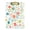 Gold, variant on Colorful Floral Mix 12.5x9in Clipboard, Durable Acrylic with Metal Clip and Wall Hook for Office or Classroom