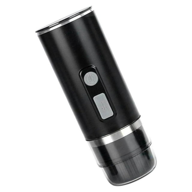Portable Espresso Coffee Maker Rechargeable Black Small Travel Espresso Machine for Driving Outdoor