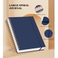 thumbnail image 4 of LIZONGZ Spiral Notebook Journal College Ruled 8.5''x 11'', 360 Pages Lined Thick Journals for Women Men, A4 Large Writing Spiral Journal with 100GSM Paper, Spiral Notebooks for Work, 4 of 4