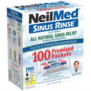 NeilMed. Sinus Rinse All Natural Relief Premixed Refill Packets 100 Each (2 Packs (100 Each)