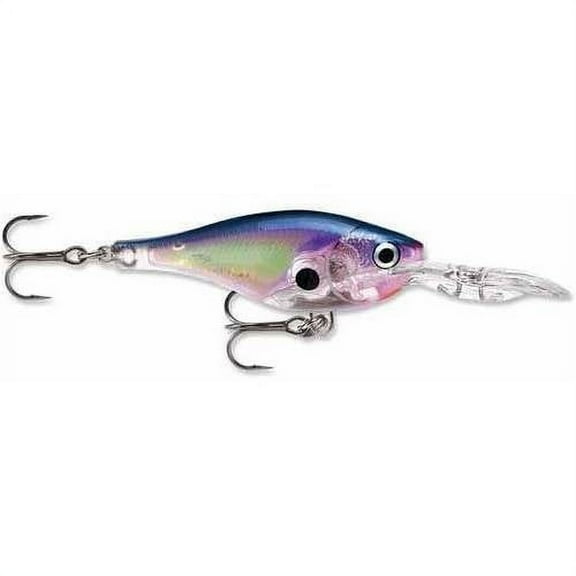 Rapala Glass Shad Rap 07 Fishing Lure 2.75" 5/16oz Glass Purple Sunfire