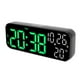 thumbnail image 1 of Reloj Despertador Digital, Reloj LED Para Dormitorio Con 3 Brillos Ajustables, Control De Voz, Reloj Despertador Electrónico Con Visualización De Fecha Y Temperatura, Función De, 1 of 7