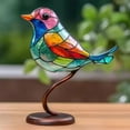 thumbnail image 4 of Yeshouse Colorful Birds Ornament Modern Style Tabletop Bird Decoration Home Decor Gift Perfect for Living Room Bedroom Office, 4 of 8