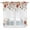White, variant on Swag Valance Curtains for Windows, Pink Floral Light Filtering Kitchen Curtains with Rod Pocket, Spring Pastoral Botanical Wildflowers Leaves Window Treatment Valances for Living Room, 36x36 - 2 PCS