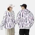 thumbnail image 5 of Picia Lavender Flowers Women's Men's UPF 50+ Sun Protection Hoodie Shirt Long Sleeve SPF Fishing Outdoor UV Hiking Lightweight Shirts-XX-Large, 5 of 9