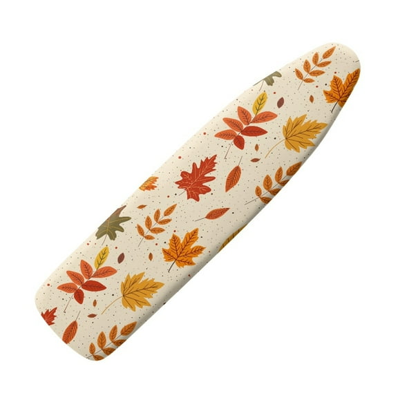 HELLHERO Extra Thick Ironing Board Cover, Autumn Maple Leaf 15x54 Ironing Board Cover, Resist Scorching and Staining,Elastic Edges