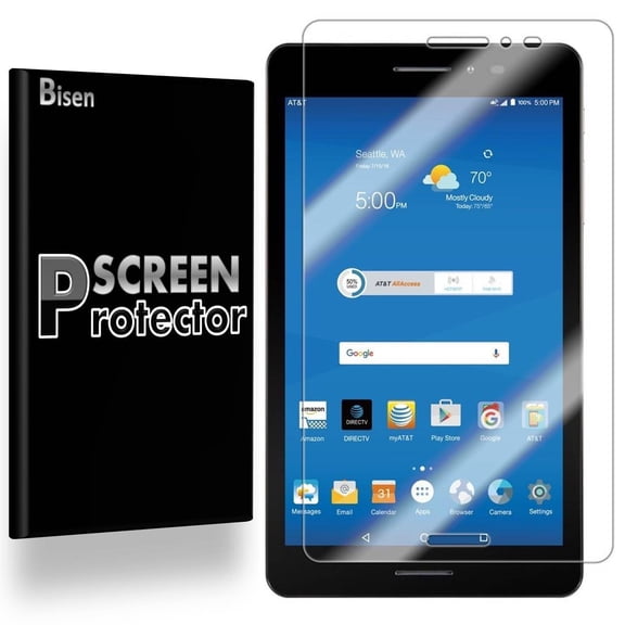 4-PACK For AT&T Trek HD (1st Gen) [NOT For AT&T Trek 2 HD (2nd Gen)] [BISEN] HD Clear Screen Protector, Anti-Scratch, Anti-Shock, Anti-Bubble