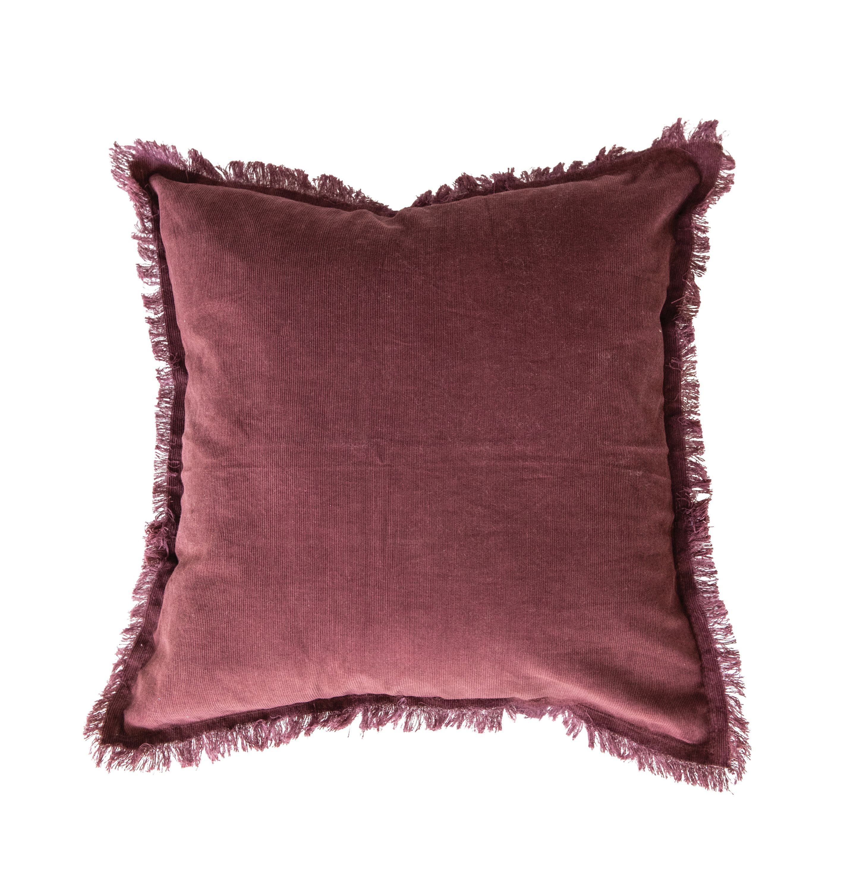 Cotton Blend Corduroy Throw Pillow by Sprinkle & Bloom